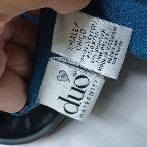 Duo Maternity Green Floral Dress Size Small - Picture 5 of 5